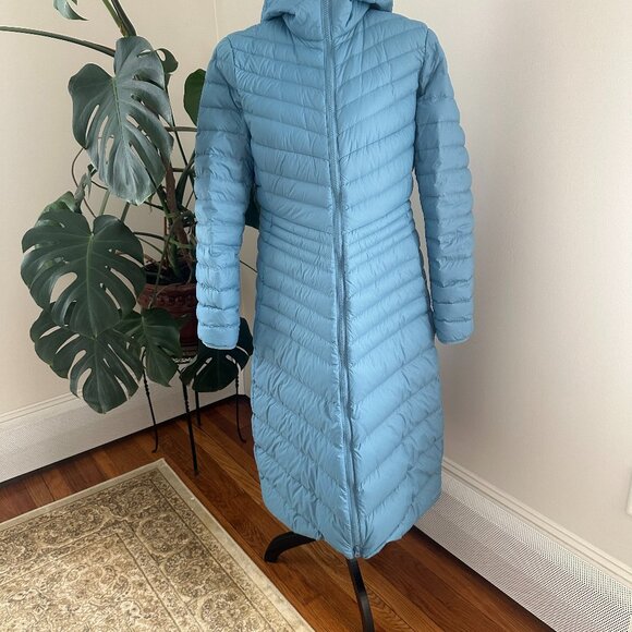 NWT Lands' End Women's  Wanderweight Ultralight Packable Maxi Down Coat - Picture 1 of 4